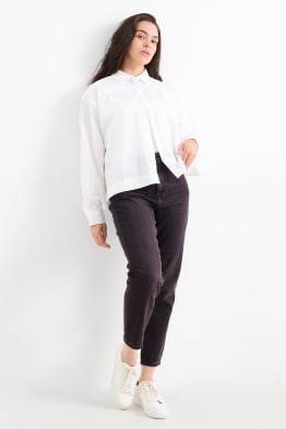 Mom jeans - vita alta - LYCRA®