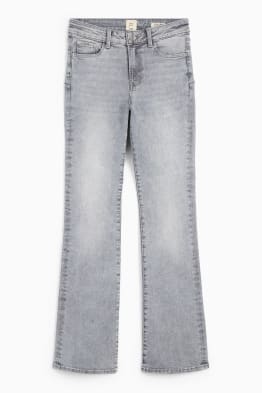 Bootcut jeans - mid waist - shaping jeans - LYCRA®