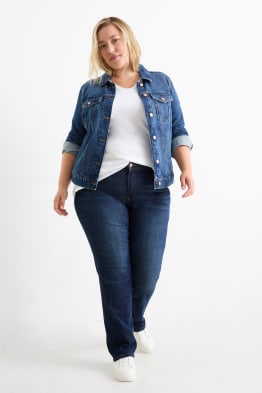 Straight jeans - vita media - LYCRA®