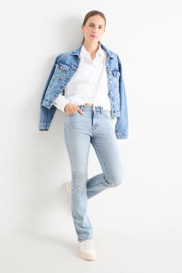 Jean bootcut - mid waist - jean galbant - LYCRA®