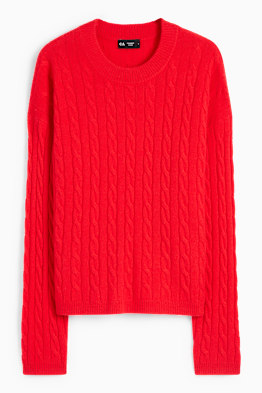 Find your perfect cashmere pullover here C A online shop