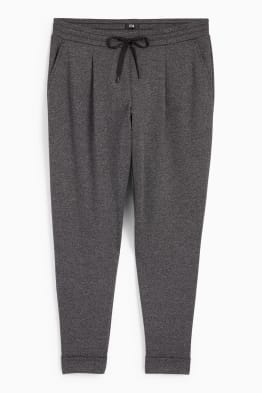 Pantalon de toile - mid waist - tapered fit