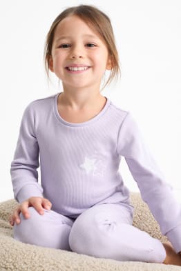 Paquet de 2 - lluna i estrelles - pijama - 4 peces