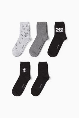 Multipack 5 ks - ponožky s motivem - Snoopy
