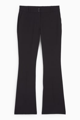 Pantalon - mid waist - flared fit