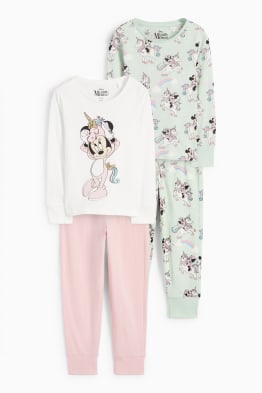 Multipack 2 buc. - Minnie Mouse - pijama - 4 piese