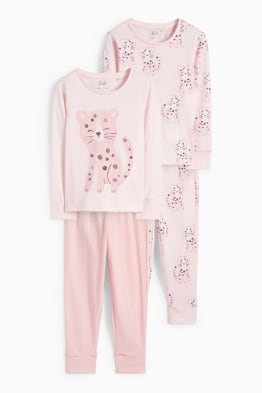 Paquet de 2 - guepard - pijama - 4 peces