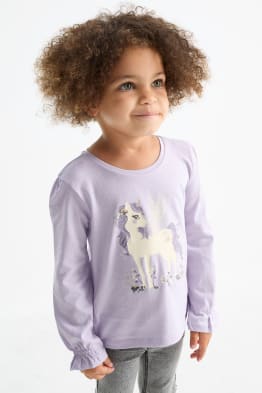 Confezione da 3 - unicorno - maglia a maniche lunghe