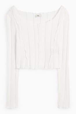 Crop Langarmshirt