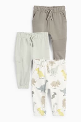 Confezione da 3 - dinosauri - pantaloni sportivi neonati