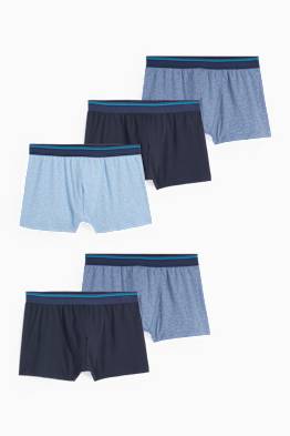 Lot De Boxers Hommes Taille Haute En Coton Stretch - Caleçons Gainants Confortables, Pour Sport, Quotidien, Ventre Plat