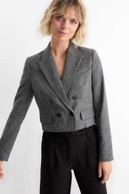 Blazer de bureau - cintré - à carreaux