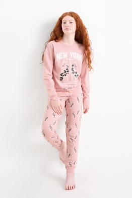 Les basiques du quotidien les pyjamas fins pour fille C A