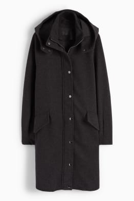 Manteau à capuche