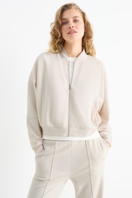 Zip-through sweatshirt
