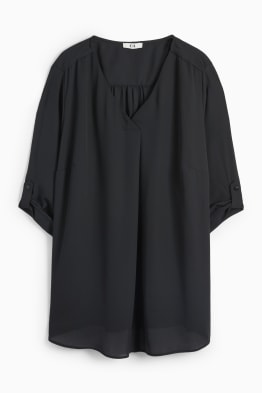 Blusa con scollo a V