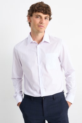 Camicia business - regular fit - collo all'italiana