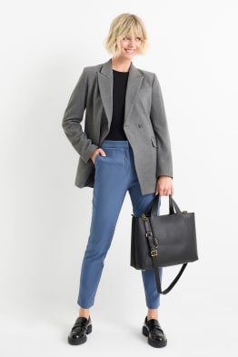 Pantalons de tela - mid waist - slim fit