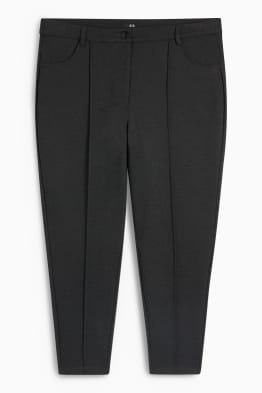 Broek van jersey - high waist - skinny fit