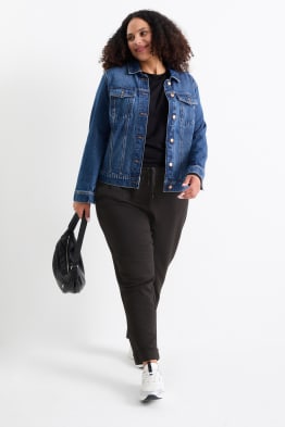 Pantaloni di stoffa - vita media - tapered fit