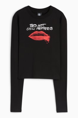 Camiseta crop de manga larga - Red Hot Chili Peppers