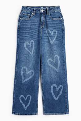 Herz - Wide Leg Jeans