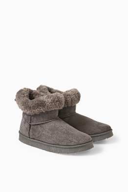 Bottines - faux suède