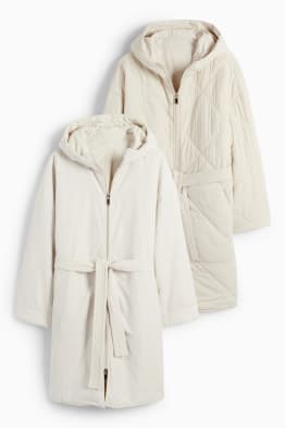 Parka réversible avec capuche