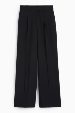 Pantaloni de stofă - talie înaltă - wide leg
