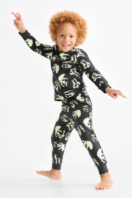 Halloween - Dino - Pyjama - 2 teilig - Glow in the dark