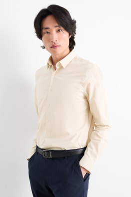 Businesshemd - Slim Fit - Kent - gepunktet