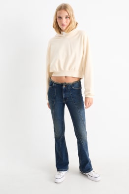 Flared jeans - talie medie - LYCRA®