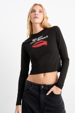 Camiseta crop de manga larga - Red Hot Chili Peppers