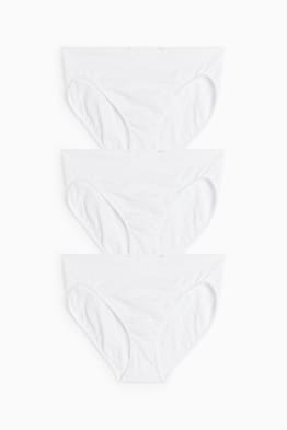 Multipack 3er - Slip - seamless - geblümt