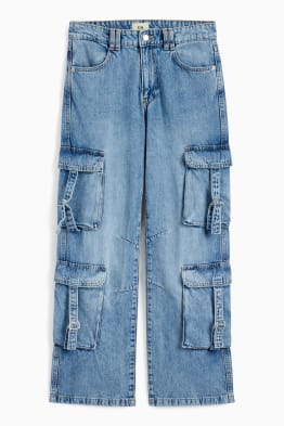 Jeans cargo - vita bassa - relaxed fit