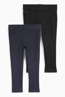 Multipack 2er - Thermoleggings - Jeans-Look
