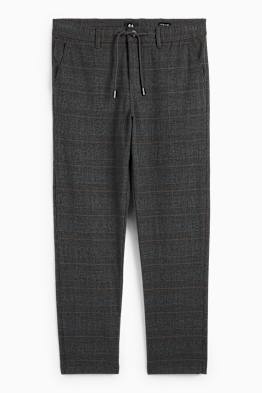 Chinos - tapered fit - check