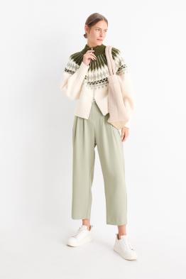 Pantalon - high waist - tapered fit