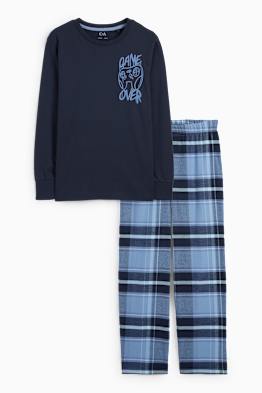 Gaming - Pyjama mit Flanellhose