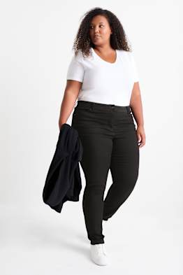 Slim jeans - vita media 