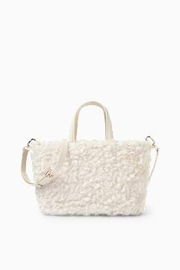 Bolso shopper pequeño con correa extraíble