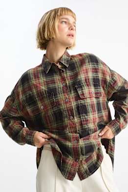 Chemises a carreaux femme dans plusieurs couleurs et tailles E Shop C A