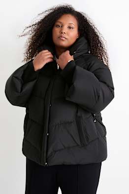 Steppjacke mit Kapuze