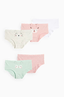 Confezione da 5 - animali - slip