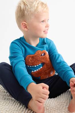 Multipack 2 buc. - dinozaur - pijama de fleece - 4 piese