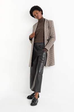Pantalon simili cuir c&a deals