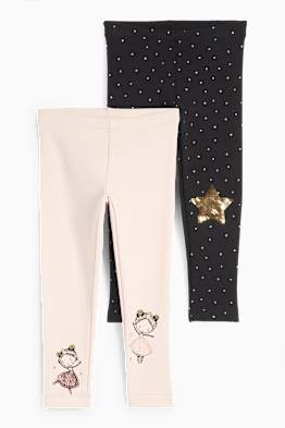 Multipack 2er - Ballerina und Stern - Thermoleggings