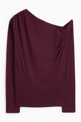 Longsleeve - met structuur