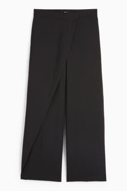 Pantaloni de stofă - talie înaltă - wide leg