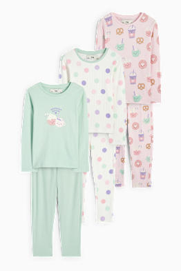 Paquet de 3 - esmorzar - pijama - 6 peces